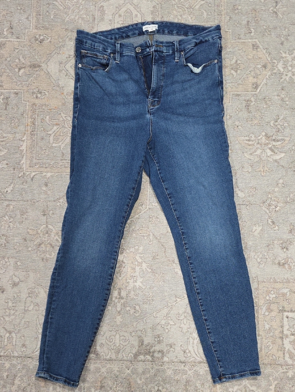 Good American Dark Blue Skinny Jeans